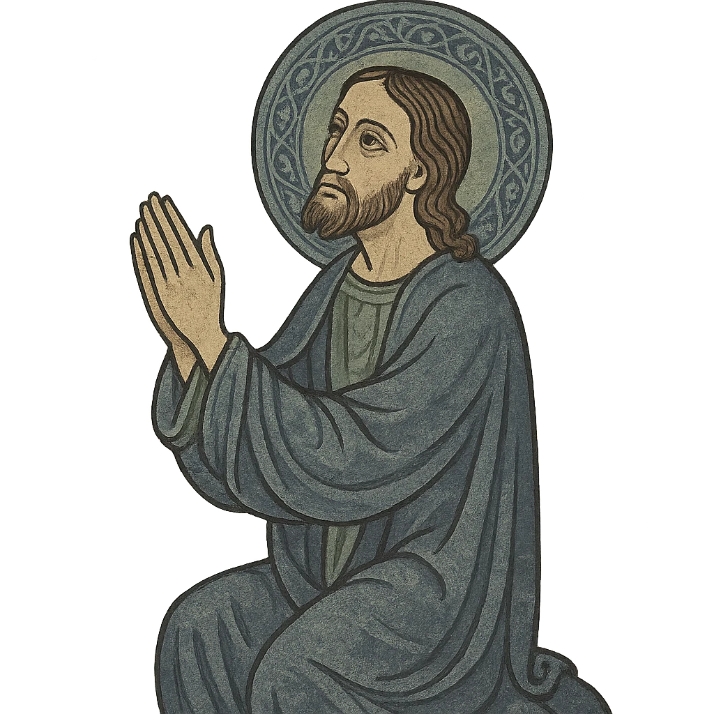jesus praying  emoji