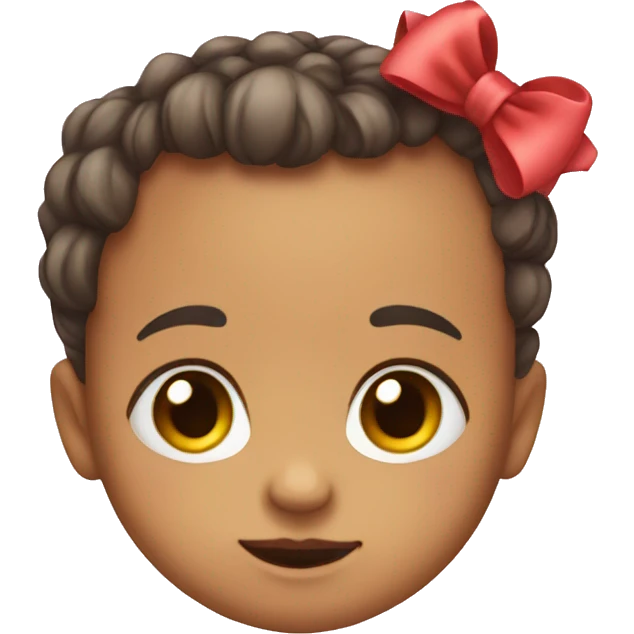 Baby bow emoji