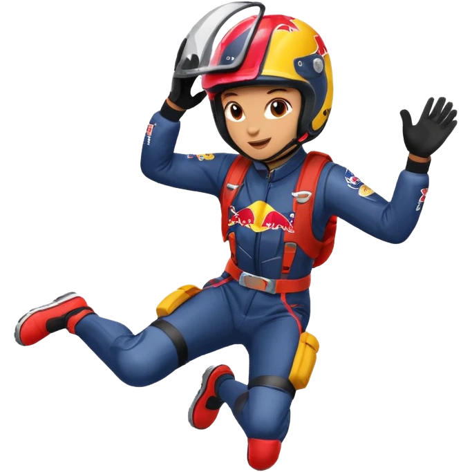 red bull jumping emoji