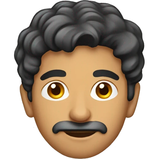 Create a emoji of a pakistani man that is very pasionate about mango emoji