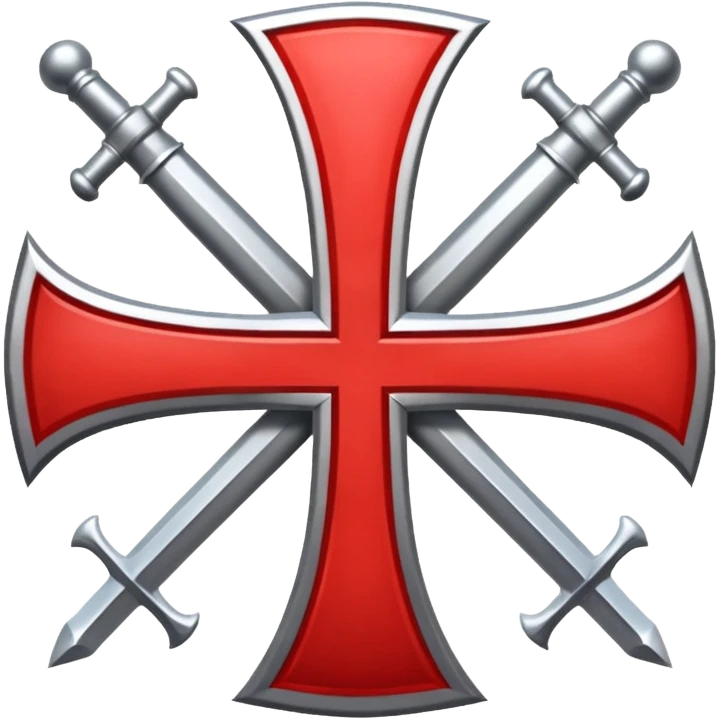 the red cross of the knights templar emoji
