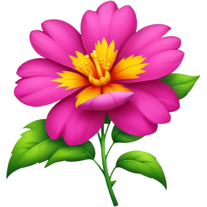 thunder and flower emoji