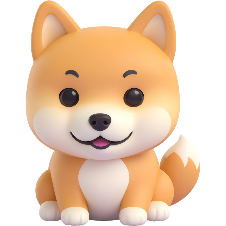 shiba inu thin emoji