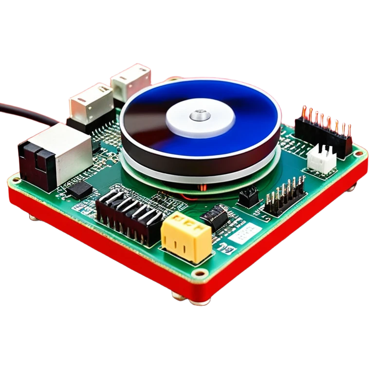 um explosivo improvisado composto por sete dinamites vermelhas presas por fita preta. O dispositivo inclui um temporizador digital de LED vermelho e uma placa de circuito com fios coloridos e um botão de ativação. Tudo está isolado sobre um fundo branco. emoji