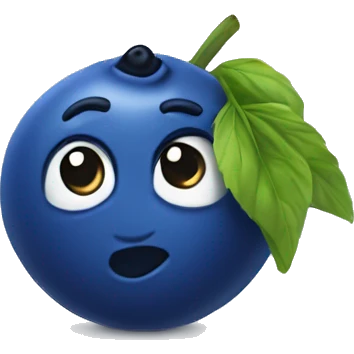 blueberry mufifn emoji