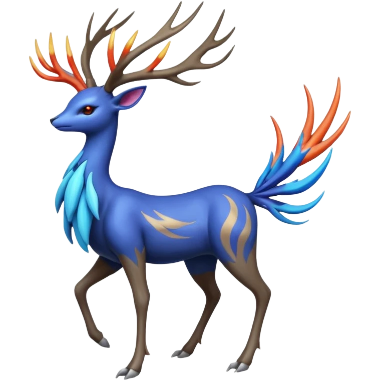 Xerneas-Fakémon-hybrid-creature (full body)  emoji
