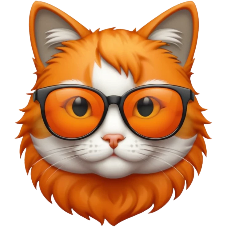 Cat wearing sunglasses emoji