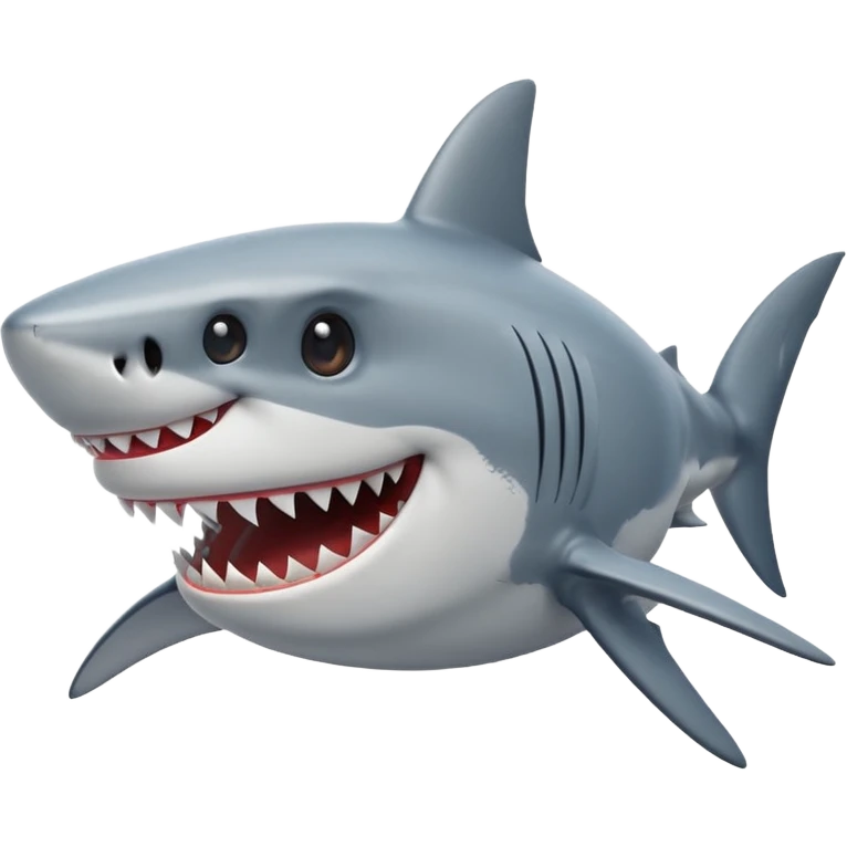 shark smiling  emoji