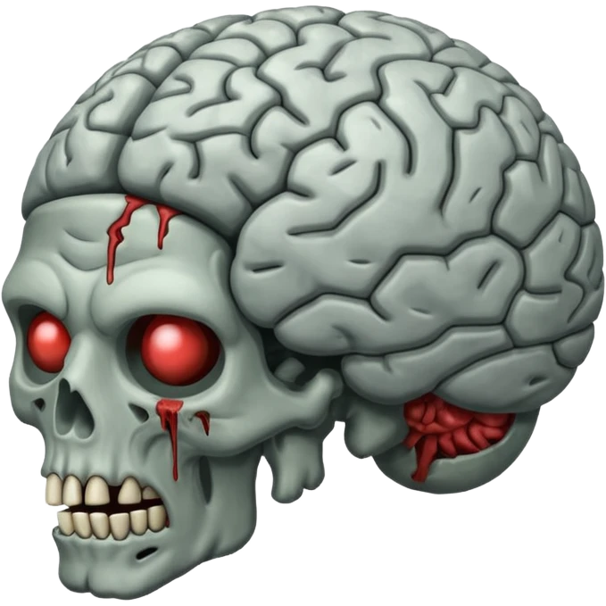 ZOMBIE BRAIN emoji