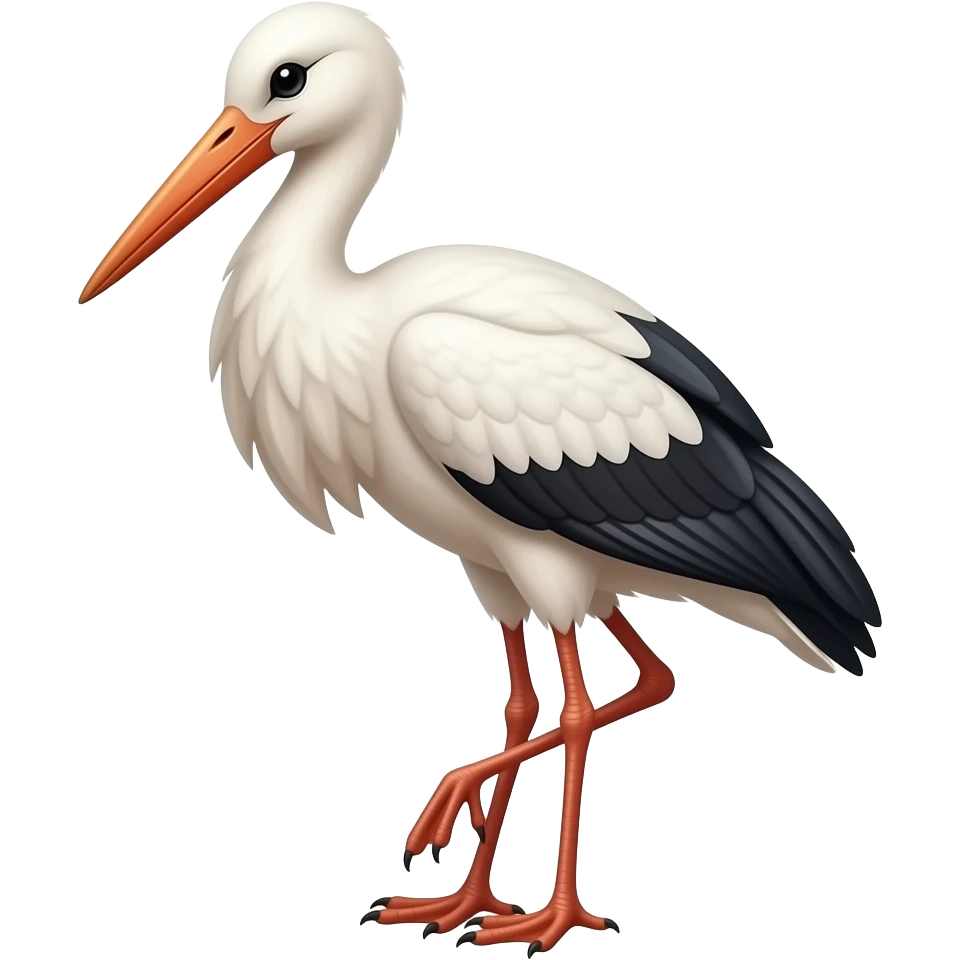 Stork emoji