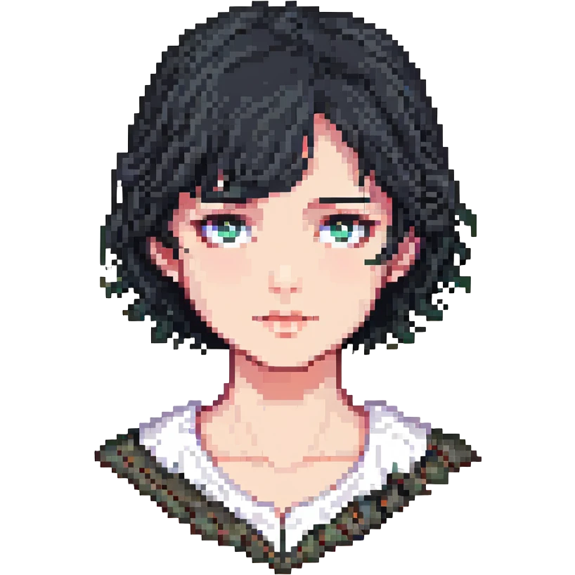 A good math teacher with black hair and beautiful eyes emoji
