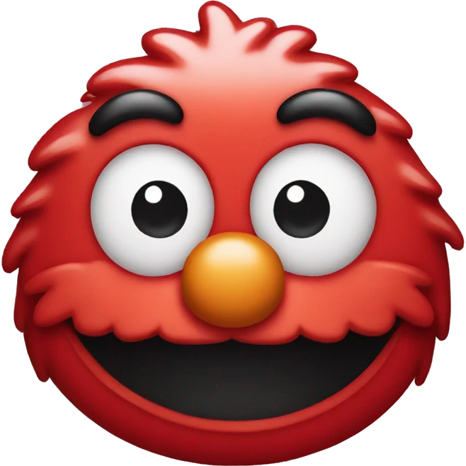 Cute Elmo head emoji