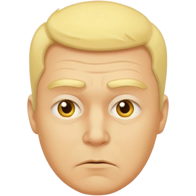 Yellow face man cold and hot emoji