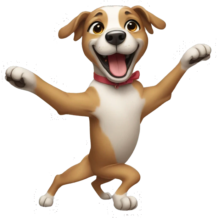 dogs dancing emoji