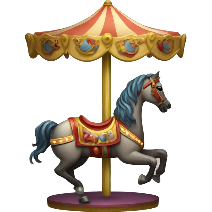 carousel horse from carnival  emoji