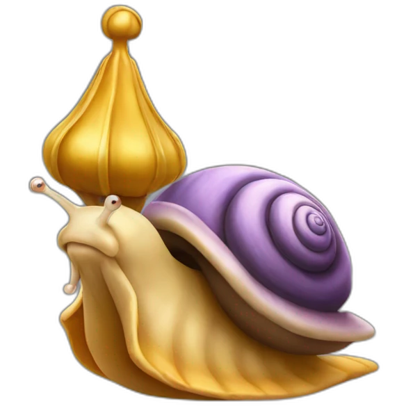 Snail Crown emoji