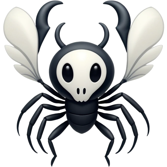 Hollow Knight character jumping emoji