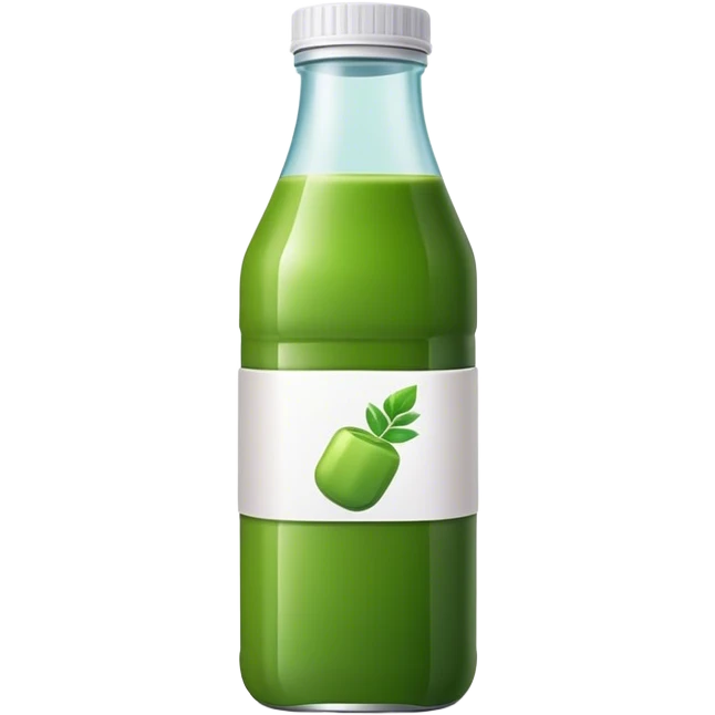 Green juice bottled emoji