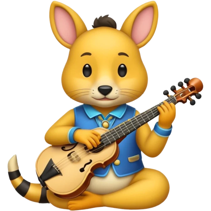 un animal musicien emoji