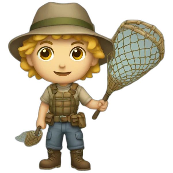 animal catcher net emoji