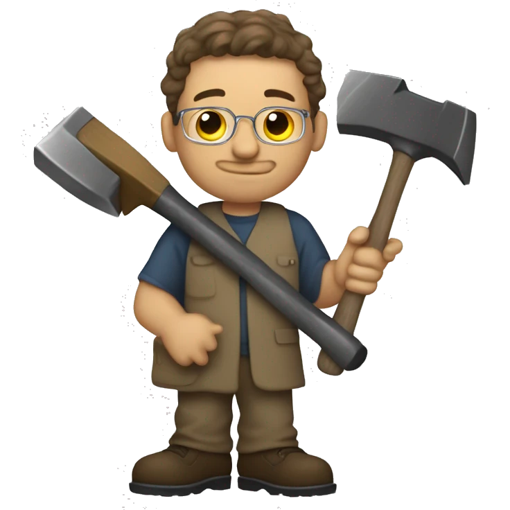 An evngelc pastor with a hammer emoji