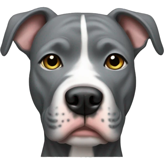 Grey pitbull emoji