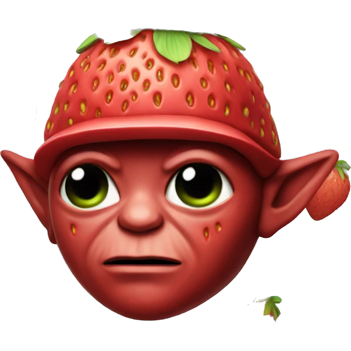 strawberry yoda emoji