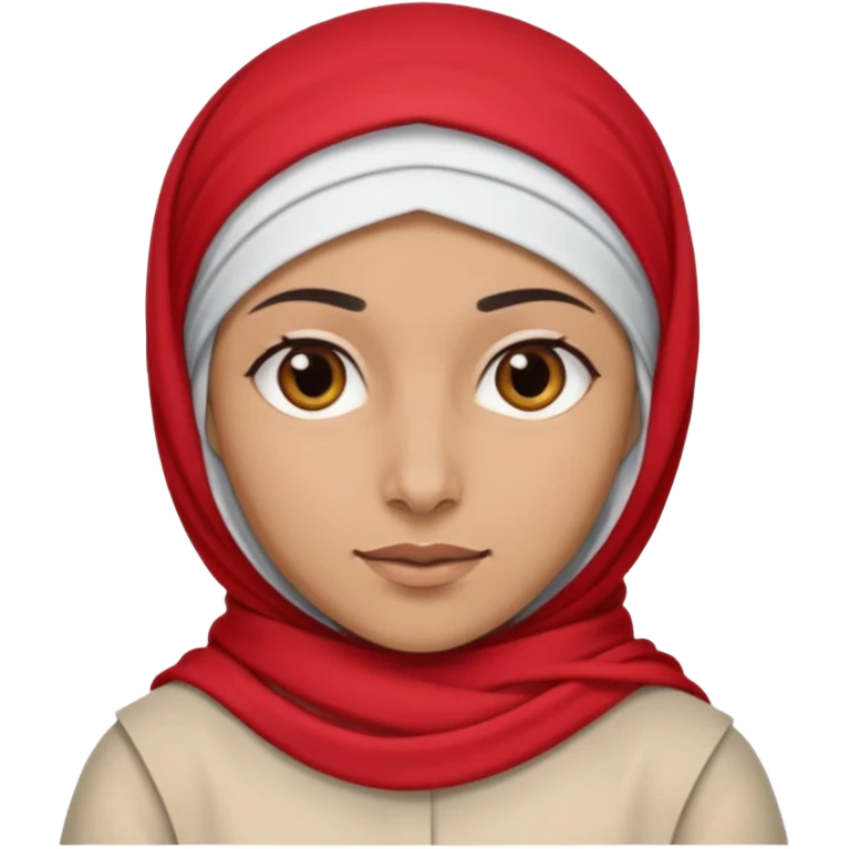 Arab with red and white headscarf emoji