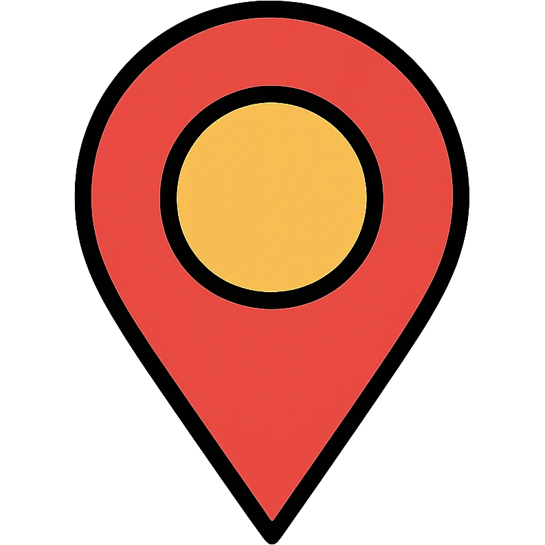 Location pin marker for maps emoji