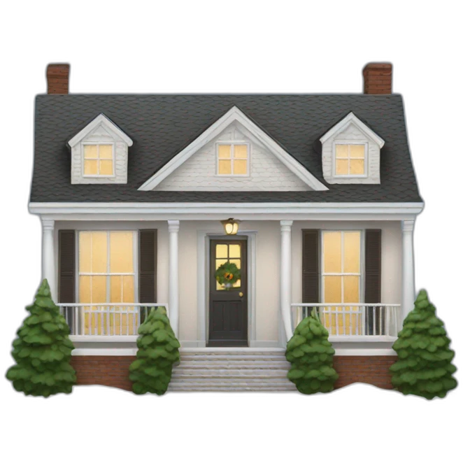 home alone house emoji