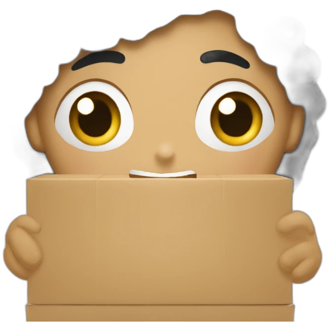 paracaidas con una caja con las letras AMMC emoji