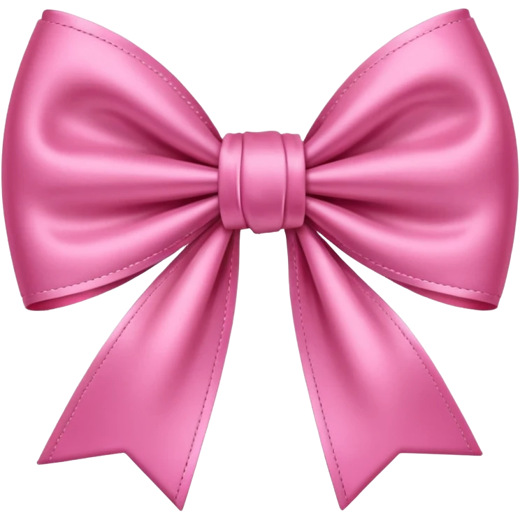 Bow pink emoji