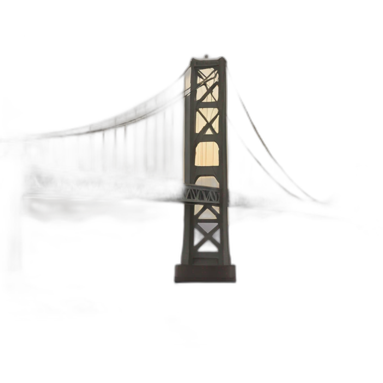 San Francisco Bay bridge emoji