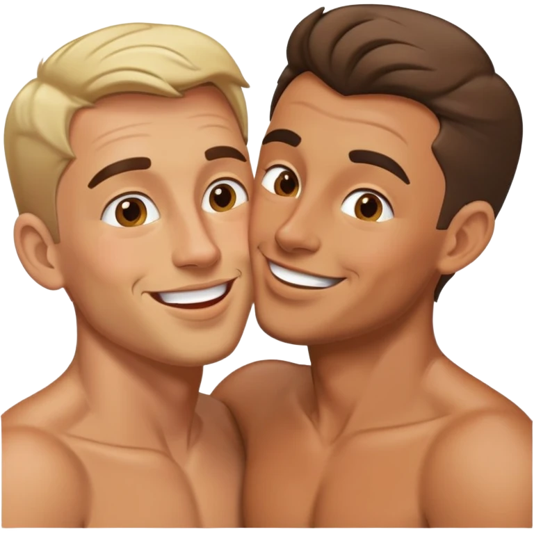 Gay couple kiss latino  emoji