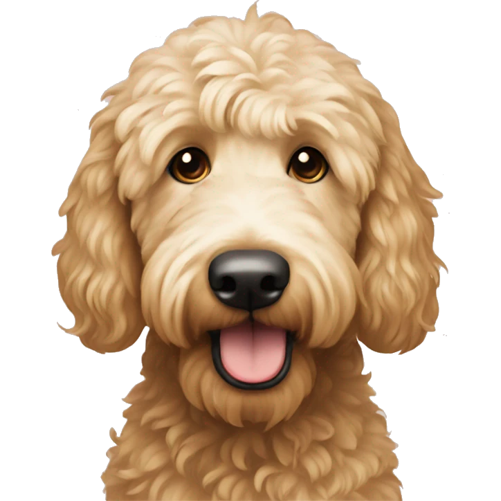 golden doodle  emoji