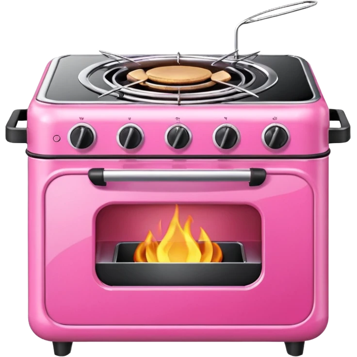 pink portable stove emoji