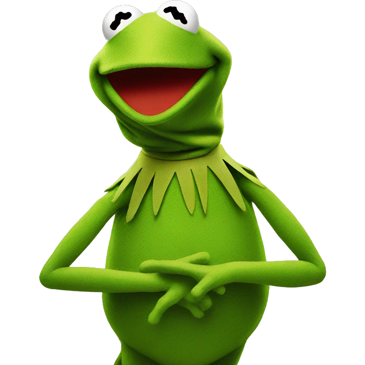 Kermit twerking emoji