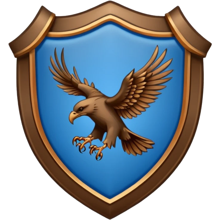 The ravenclaw house crest  emoji