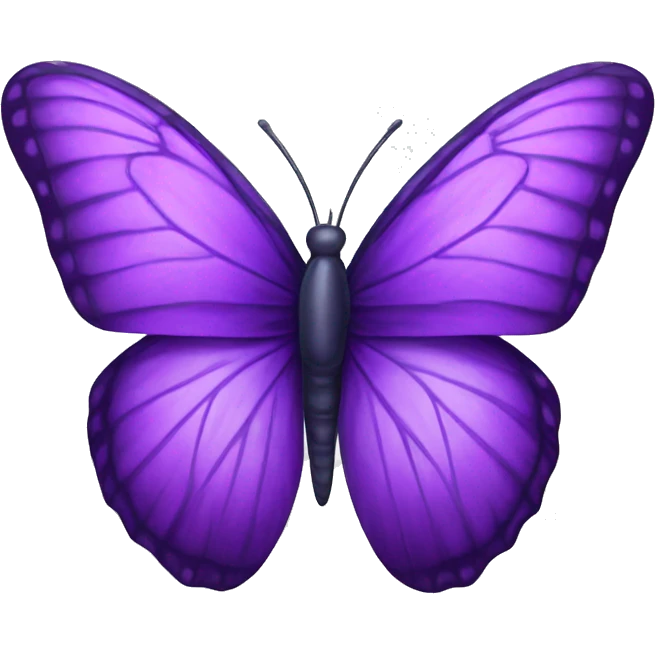 purple butterfly  emoji