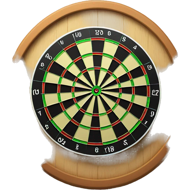 dartboard with a arrow outside the dartboard  emoji