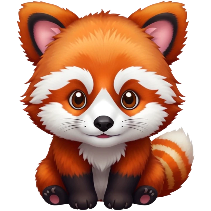 Cute Red panda  emoji