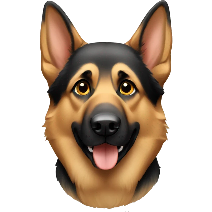 German shepherd dog emoji