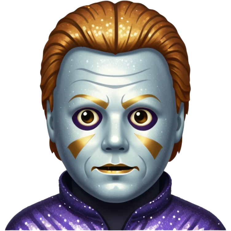 Glitter Michael Myers emoji