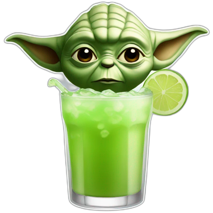 yoda drink emoji