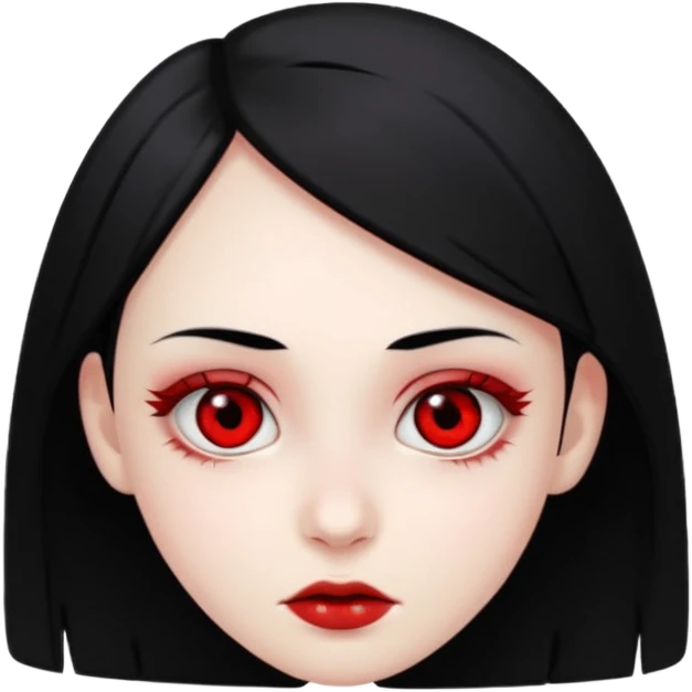 Crea un emoji kn la vibra de un drogado haz la wuea k te pido ph wn oe la cara normal noma blanca kn los ojos rojos y k estén hachicados igual k los chinos k sea joven y kn el pelo negro mira k las pupilas sean negras pero k tenga los glóbulos rojos  emoji