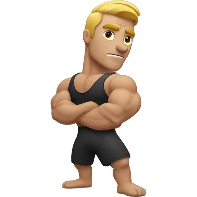 Muscle man  emoji