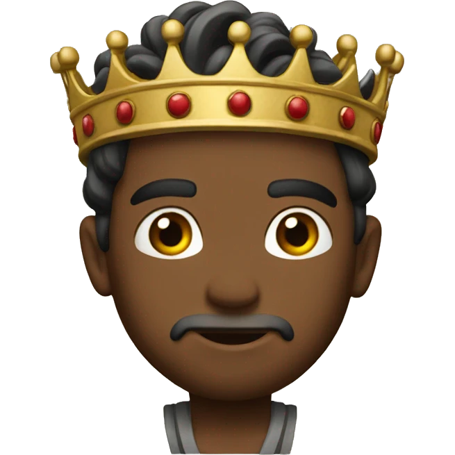 The king BC emoji