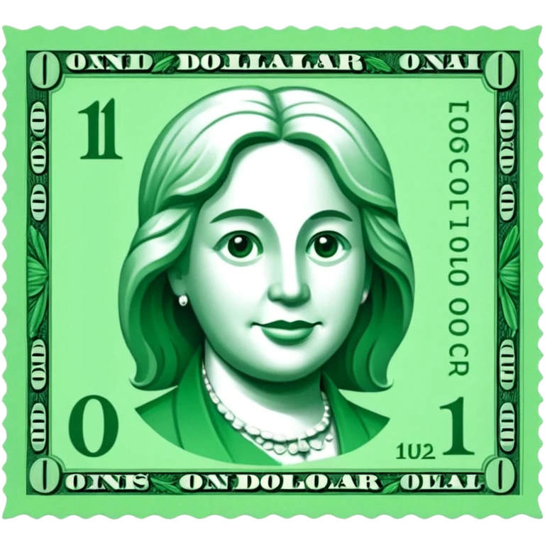 create a usd money bill emoji