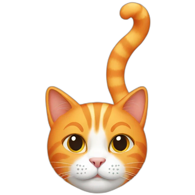 Orange cat  emoji