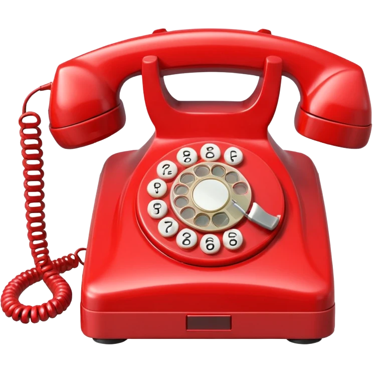 Phone hotline phone emoji